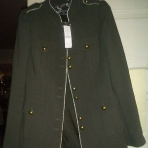 S military topper w/buttons